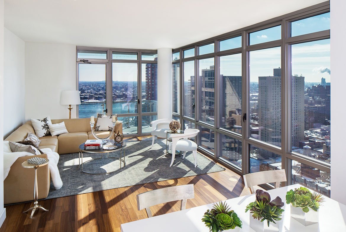 Renovated apartment bay view